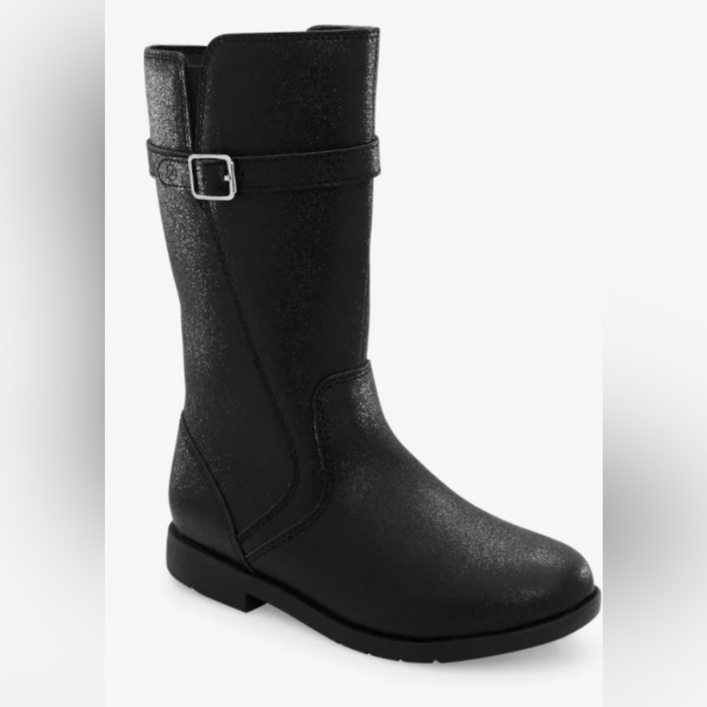 Stride Rite Black Josephine Book girls size 12 EUC